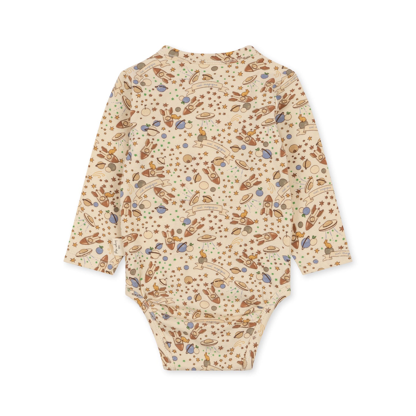Konges Slojd - Organic Cotton Bodysuit - Ciel Magique Bleu