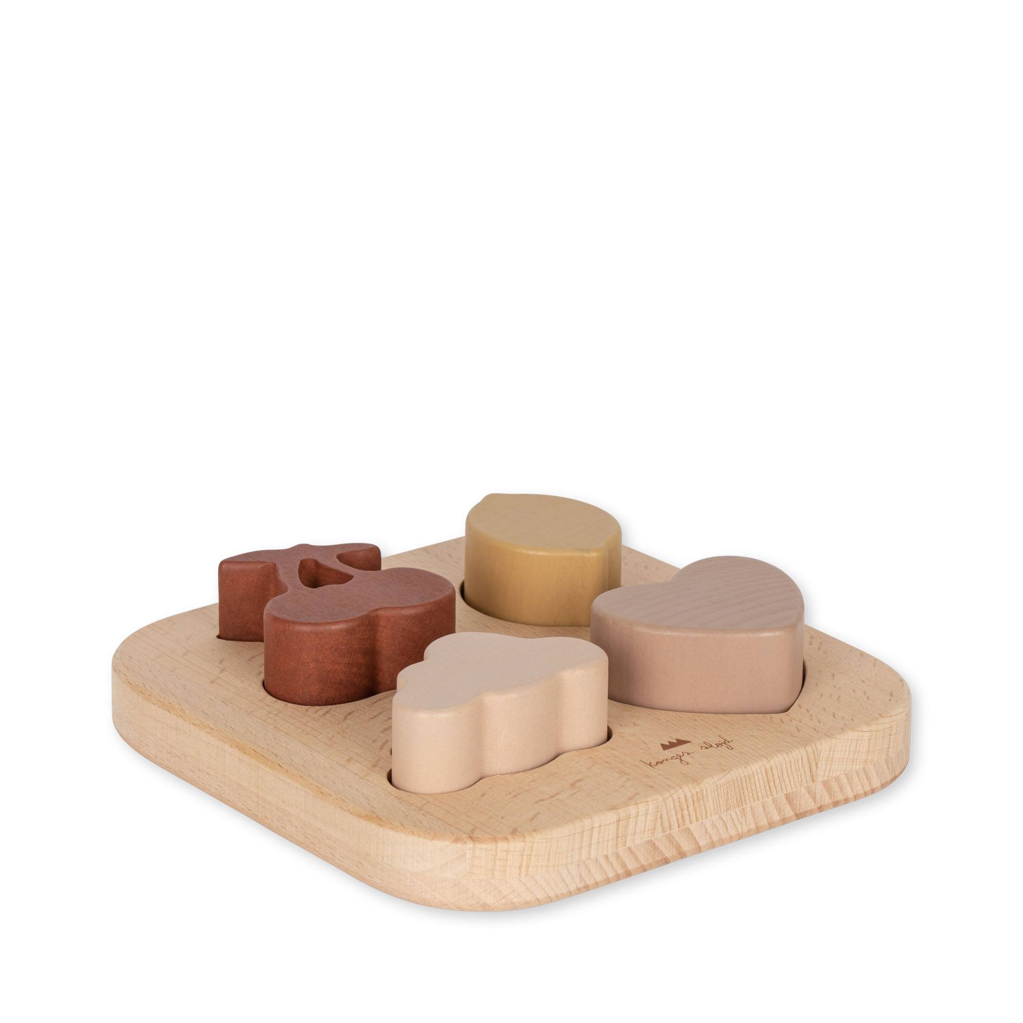 Konges Slojd - Wooden Puzzle - Heart - Konges Slojd - littleyoyo.ca