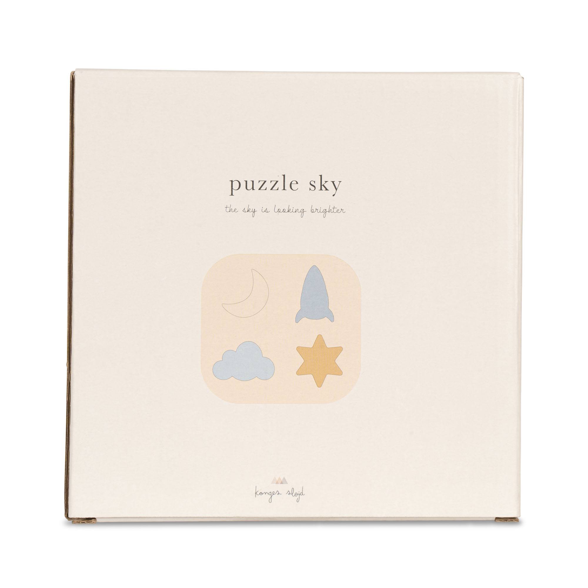 Konges Slojd - Wooden Puzzle - Sky - Konges Slojd - littleyoyo.ca