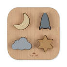 Konges Slojd - Wooden Puzzle - Sky - Konges Slojd - littleyoyo.ca