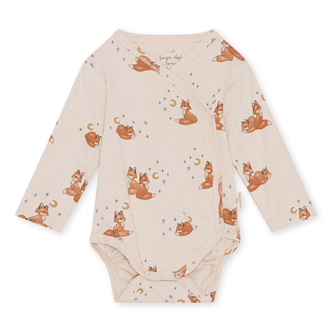 Konges Slojd - Organic Cotton Newborn Bodysuit - Foxie