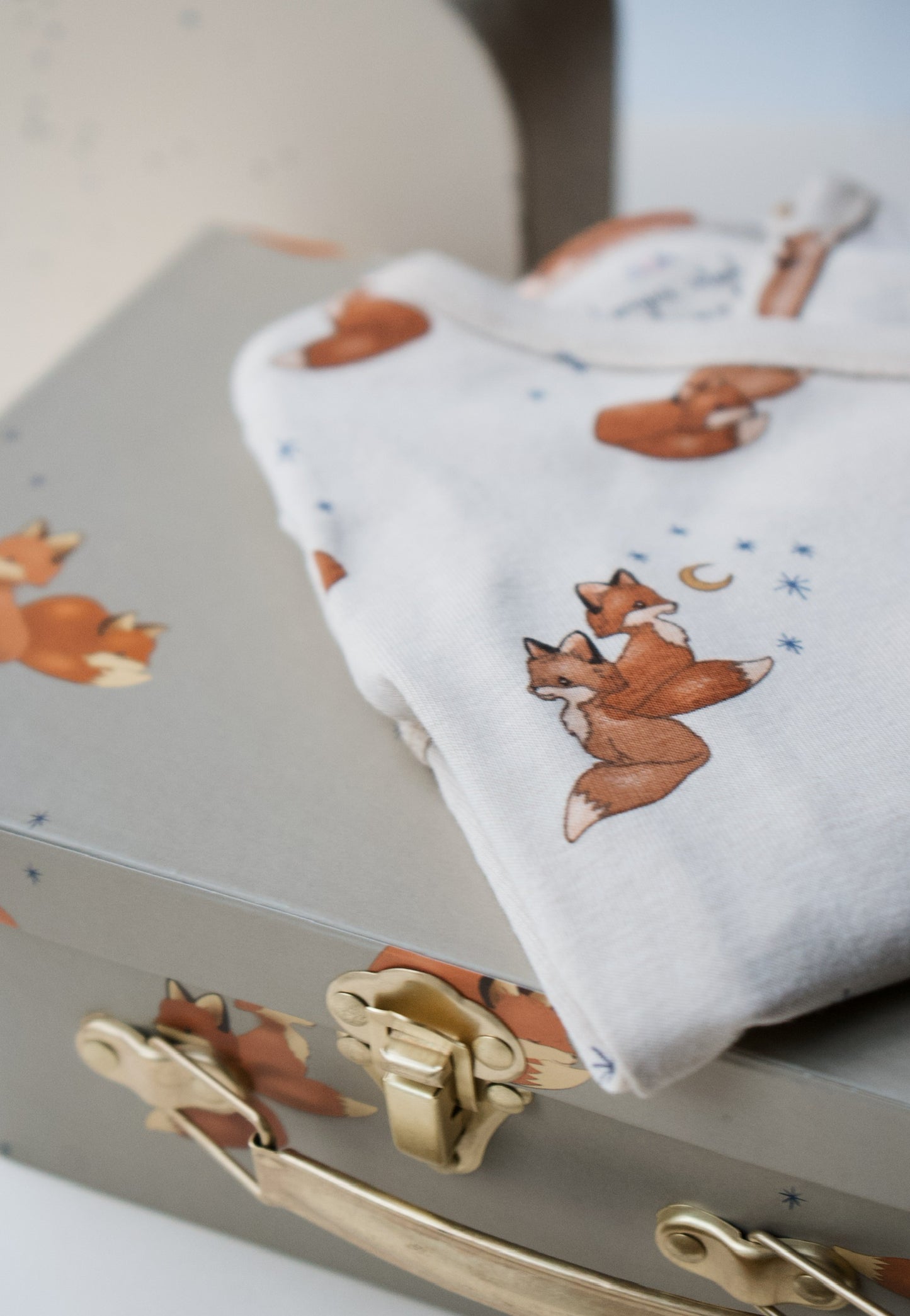 Konges Slojd - Organic Cotton Newborn Bodysuit - Foxie