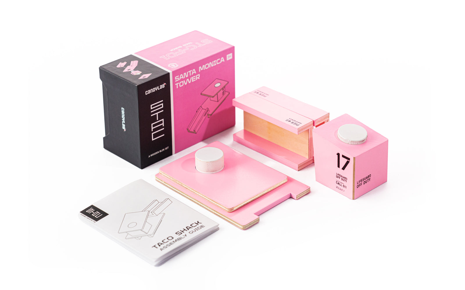 Candylab - Stac Lifeguard Tower Pink - Candylab - littleyoyo.ca