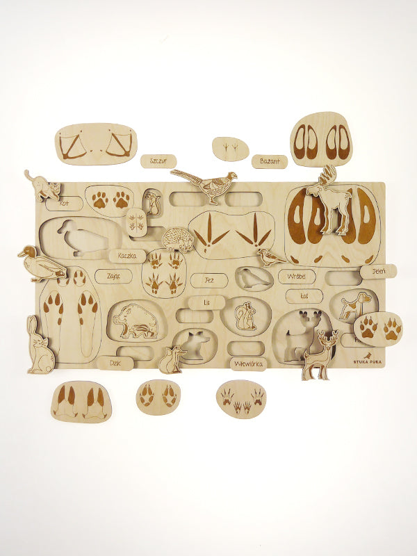 Stuka Puka - You're On The Right Track! Wooden Puzzle - Stuka Puka - littleyoyo.ca