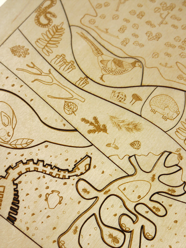 Stuka Puka - Into The Woods Wooden Puzzle - Stuka Puka - littleyoyo.ca