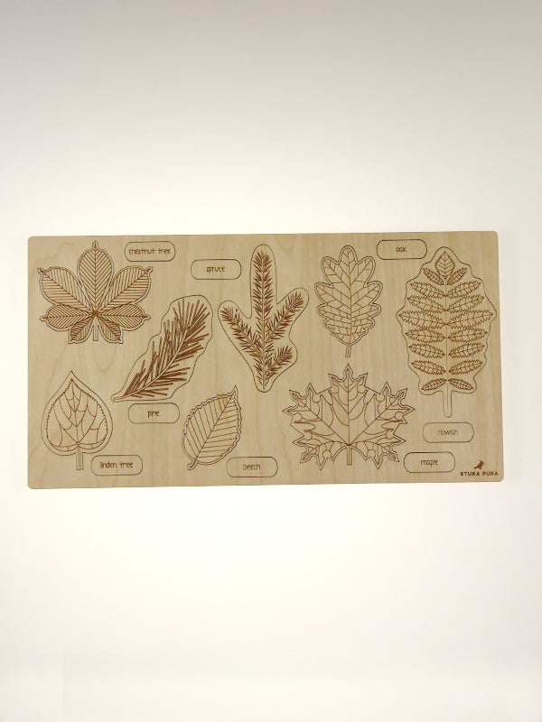 Stuka Puka - What Has Fallen From The Tree Wooden Puzzle - Stuka Puka - littleyoyo.ca