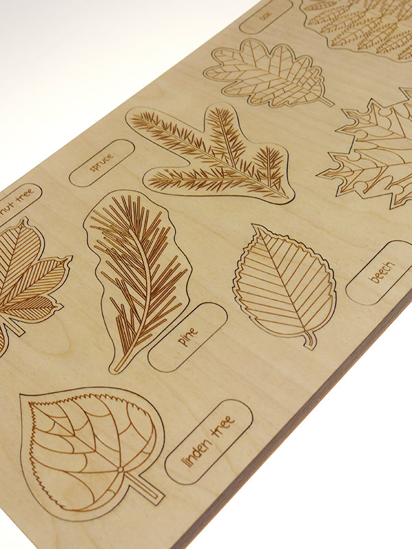 Stuka Puka - What Has Fallen From The Tree Wooden Puzzle - Stuka Puka - littleyoyo.ca