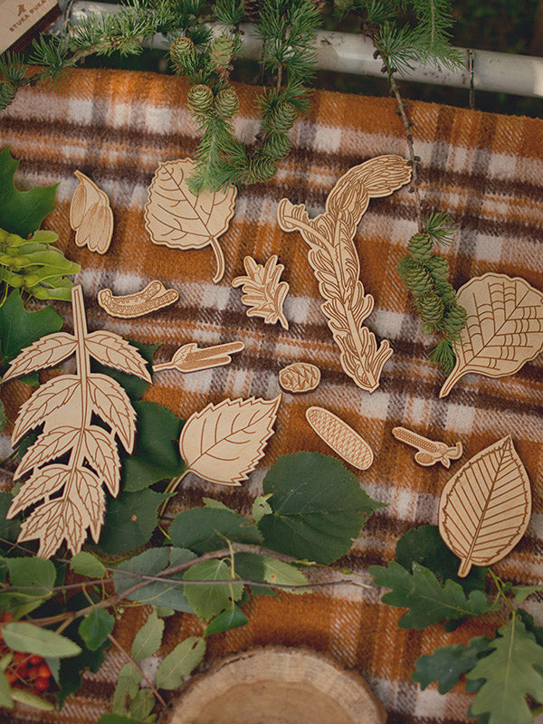 Stuka Puka - What Has Fallen From The Tree? Version. 2 - Wooden Puzzle - Stuka Puka - littleyoyo.ca