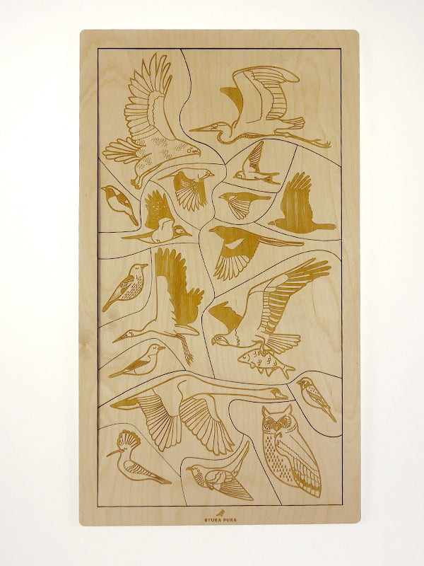 Stuka Puka - Early Birds Wooden Puzzle - Stuka Puka - littleyoyo.ca