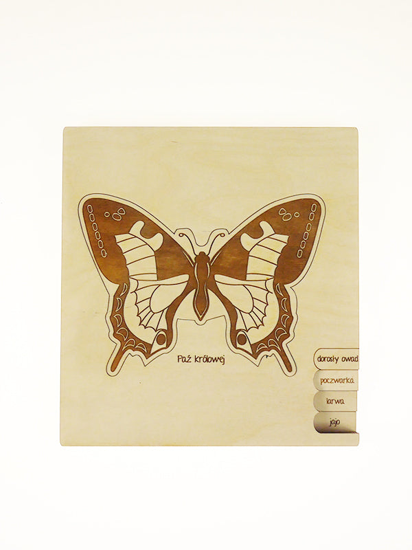 Stuka Puka - Bug's Life - Swallowtail Butterfly Wooden Puzzle - Stuka Puka - littleyoyo.ca