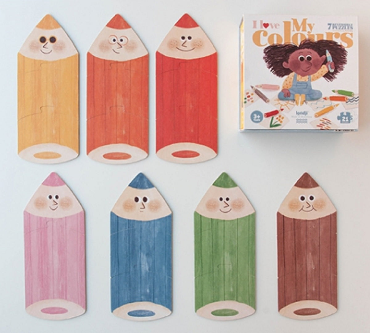 Londji - I Love My Colours - Puzzle - Londji - littleyoyo.ca