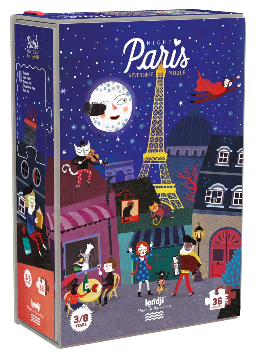 Londji - Night & Day in Paris - Puzzle - Londji - littleyoyo.ca