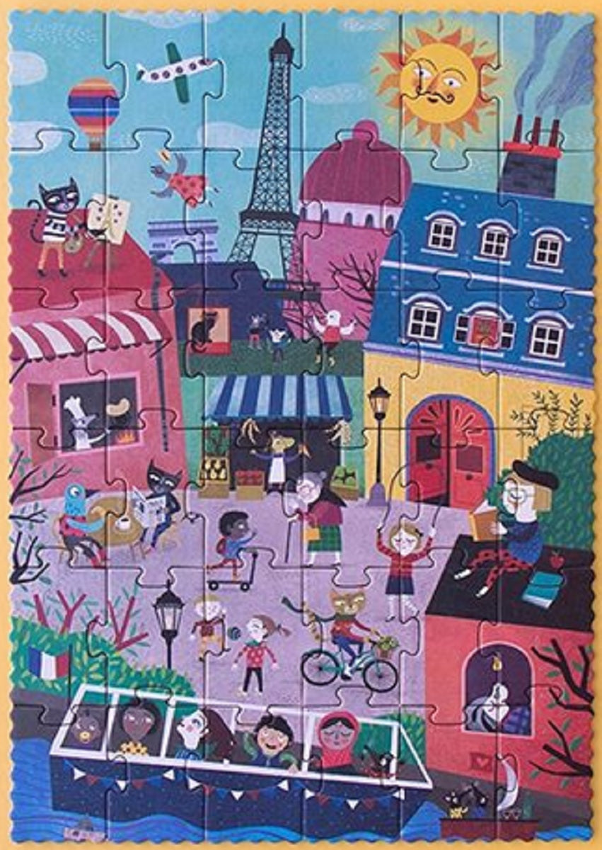 Londji - Night & Day in Paris - Puzzle - Londji - littleyoyo.ca