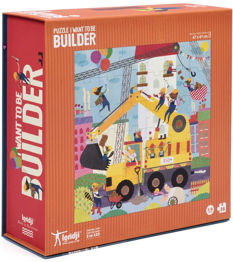 Londji - I Want to be a Builder - Puzzle - Londji - littleyoyo.ca