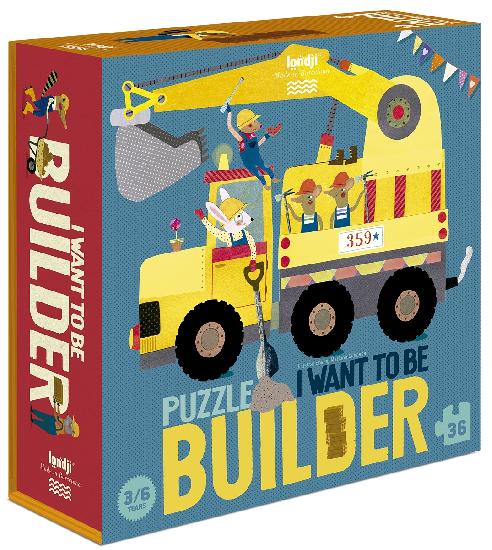 Londji - I Want to be a Builder - Puzzle - Londji - littleyoyo.ca