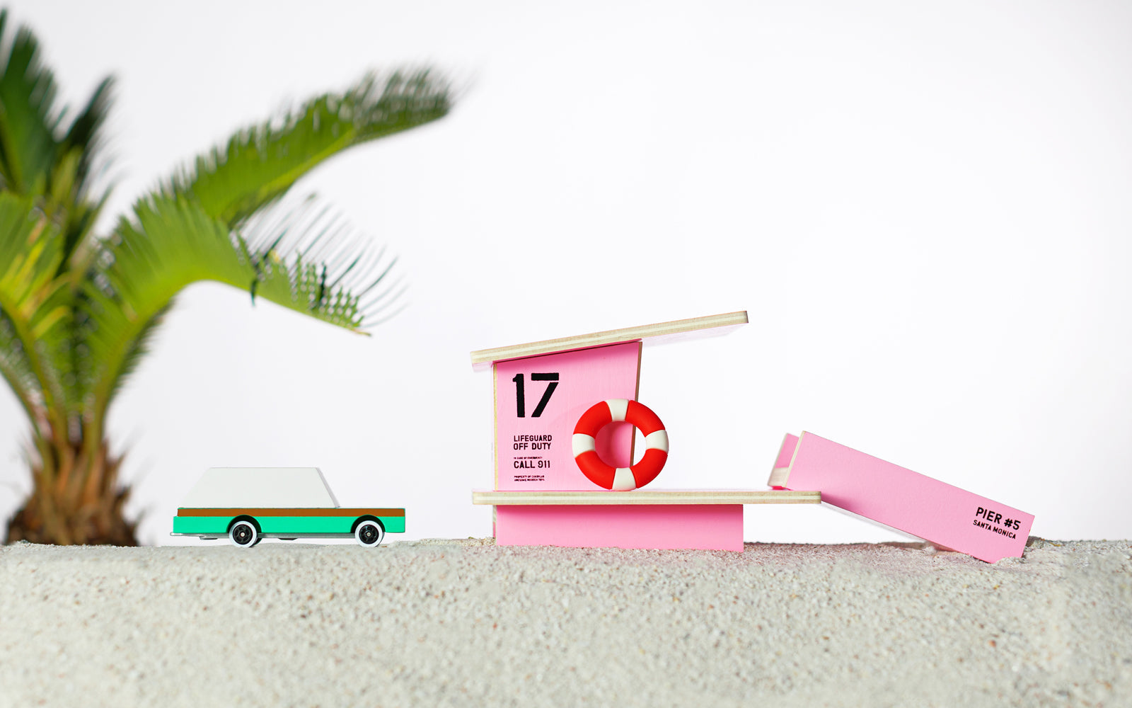 Candylab - Stac Lifeguard Tower Pink - Candylab - littleyoyo.ca