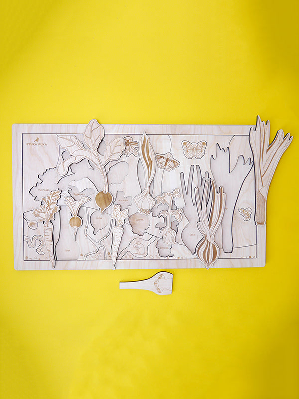 Stuka Puka - Secret Garden Wooden Puzzle - Stuka Puka - littleyoyo.ca