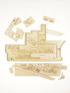 Stuka Puka - Ship Off - Ship Construction Wooden Puzzle - Stuka Puka - littleyoyo.ca