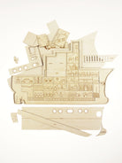 Stuka Puka - Ship Off - Ship Construction Wooden Puzzle - Stuka Puka - littleyoyo.ca