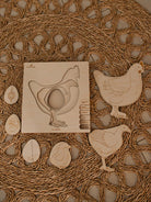 Stuka Puka - Chicken Out Wooden Puzzle - Stuka Puka - littleyoyo.ca