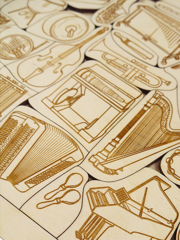 Stuka Puka - Hear Me Play Wooden Puzzle - Stuka Puka - littleyoyo.ca