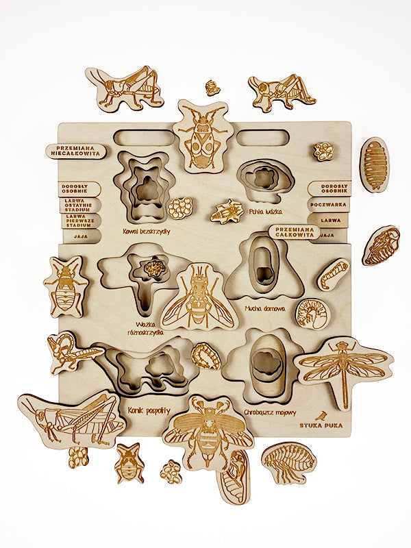 Stuka Puka - Fly On The Wall Wooden Puzzle - Stuka Puka - littleyoyo.ca