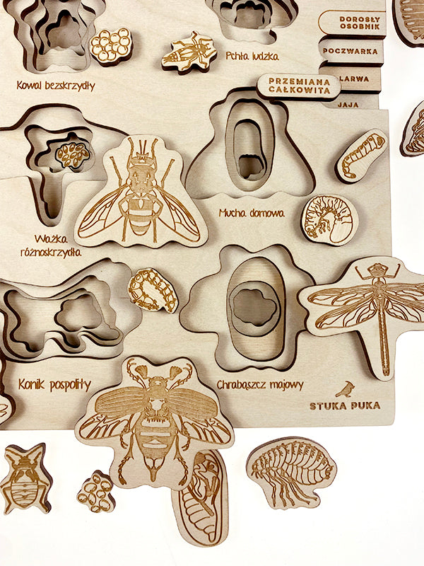 Stuka Puka - Fly On The Wall Wooden Puzzle - Stuka Puka - littleyoyo.ca