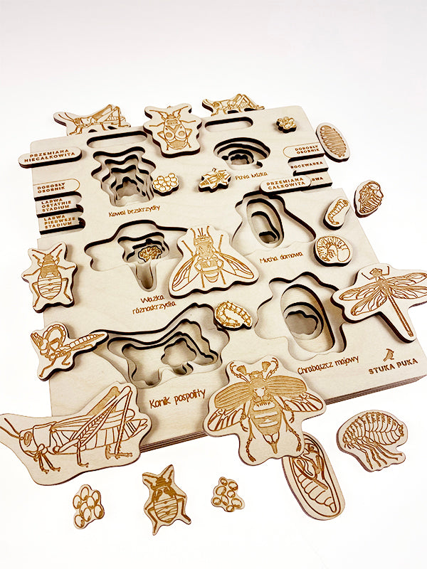 Stuka Puka - Fly On The Wall Wooden Puzzle - Stuka Puka - littleyoyo.ca