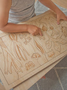 Stuka Puka - Secret Garden Wooden Puzzle - Stuka Puka - littleyoyo.ca