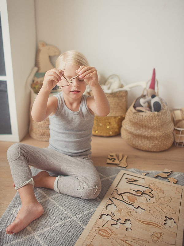 Stuka Puka - Secret Garden Wooden Puzzle - Stuka Puka - littleyoyo.ca
