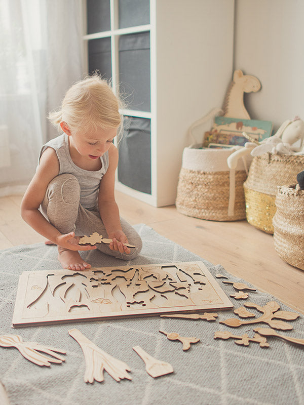 Stuka Puka - Secret Garden Wooden Puzzle