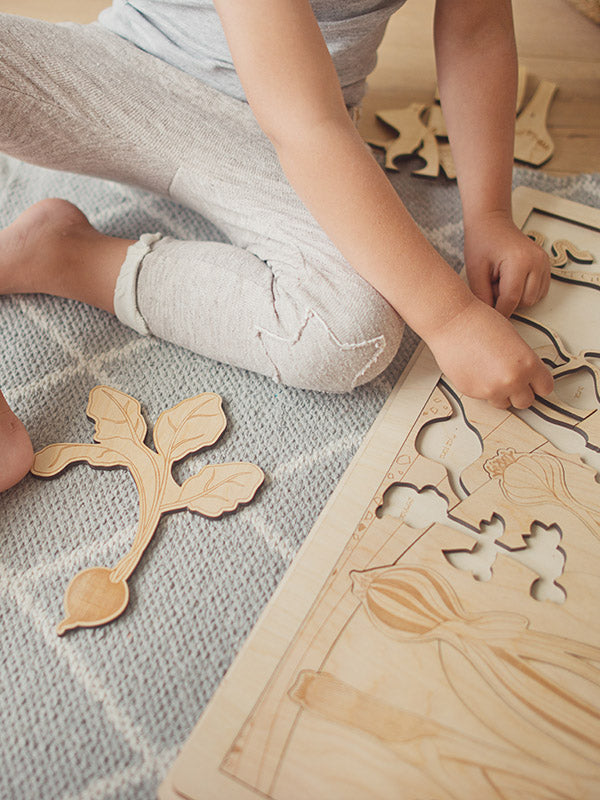 Stuka Puka - Secret Garden Wooden Puzzle