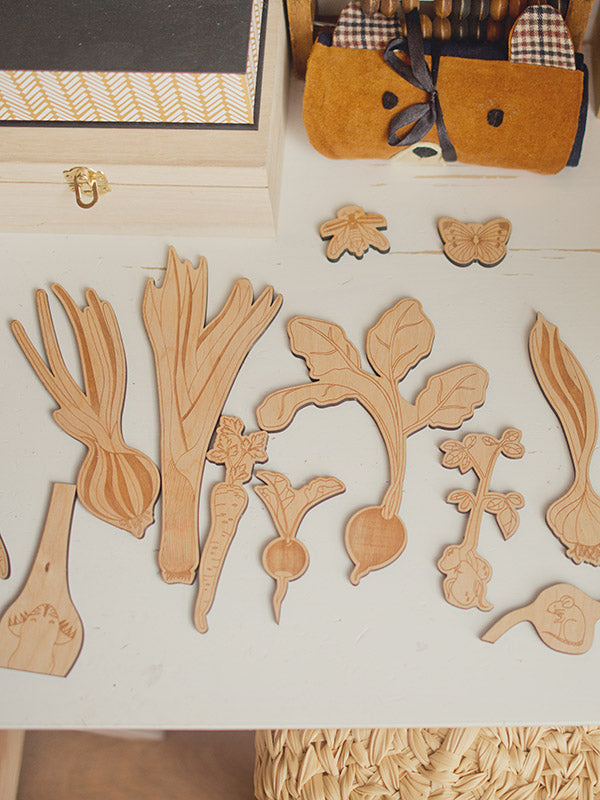 Stuka Puka - Secret Garden Wooden Puzzle