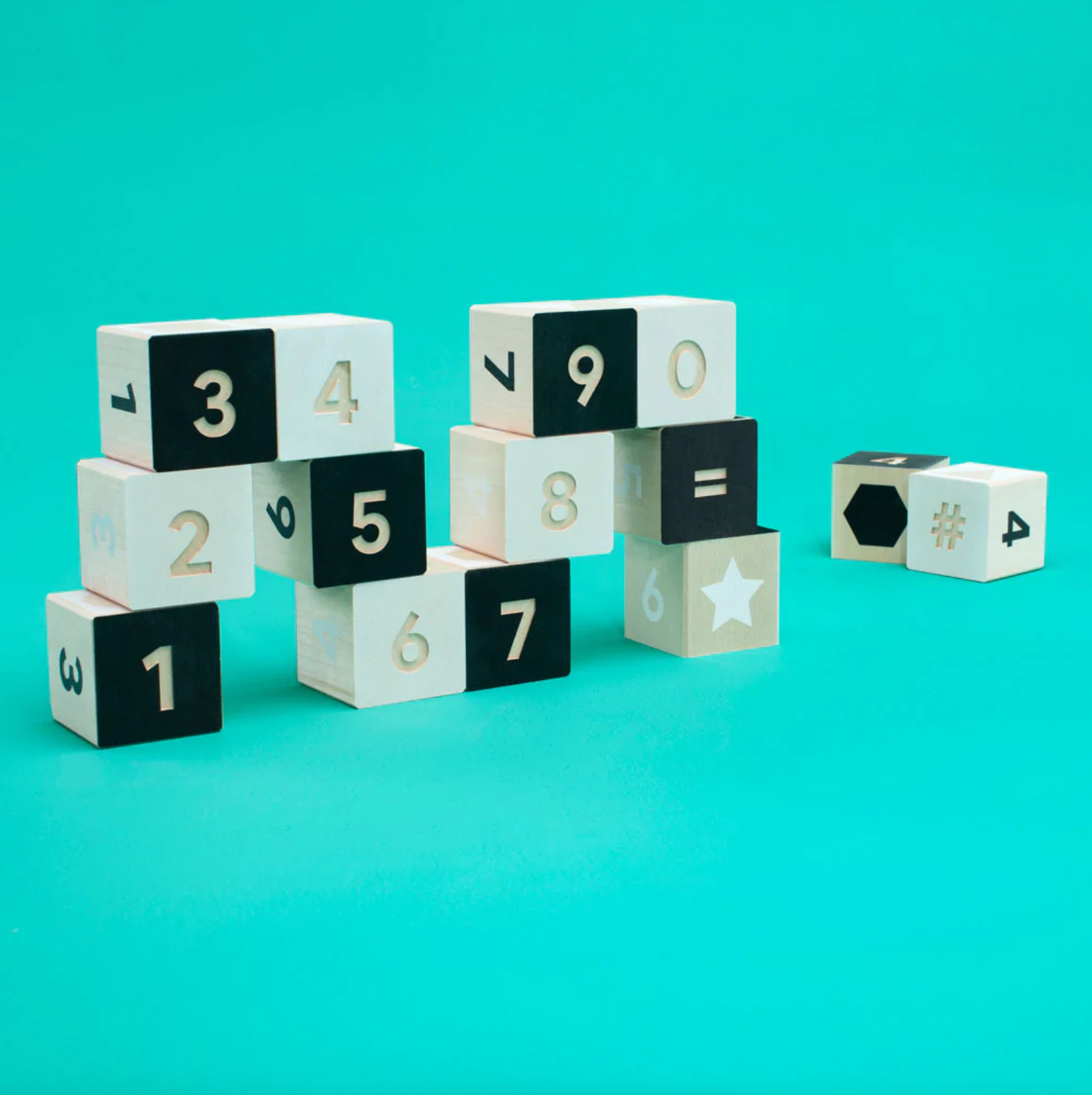 Uncle Goose - To Tonet Number Blocks - Uncle Goose - littleyoyo.ca