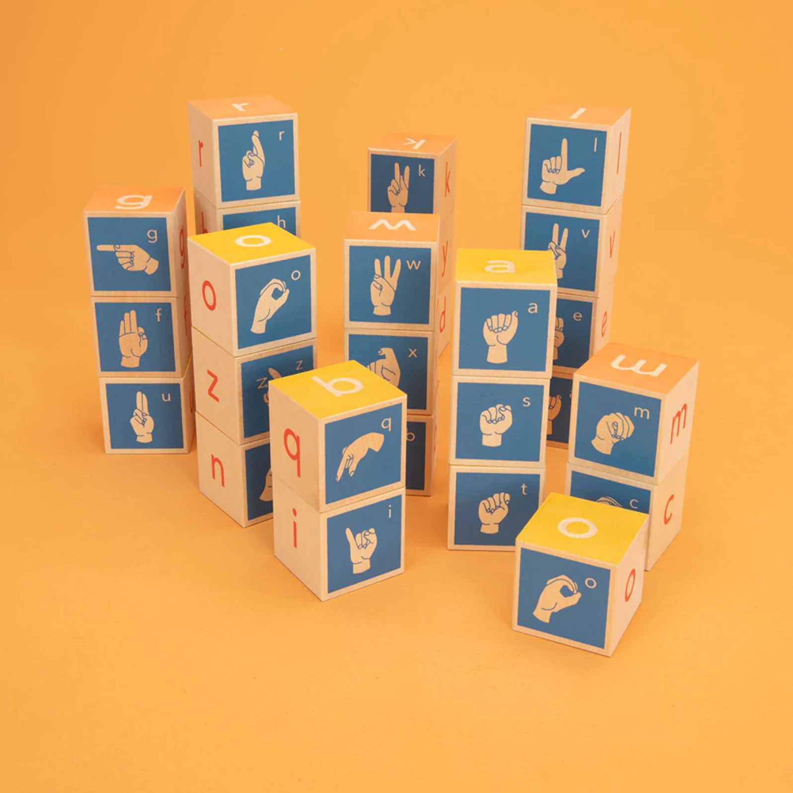 Uncle Goose - American Sign Language Blocks - Uncle Goose - littleyoyo.ca