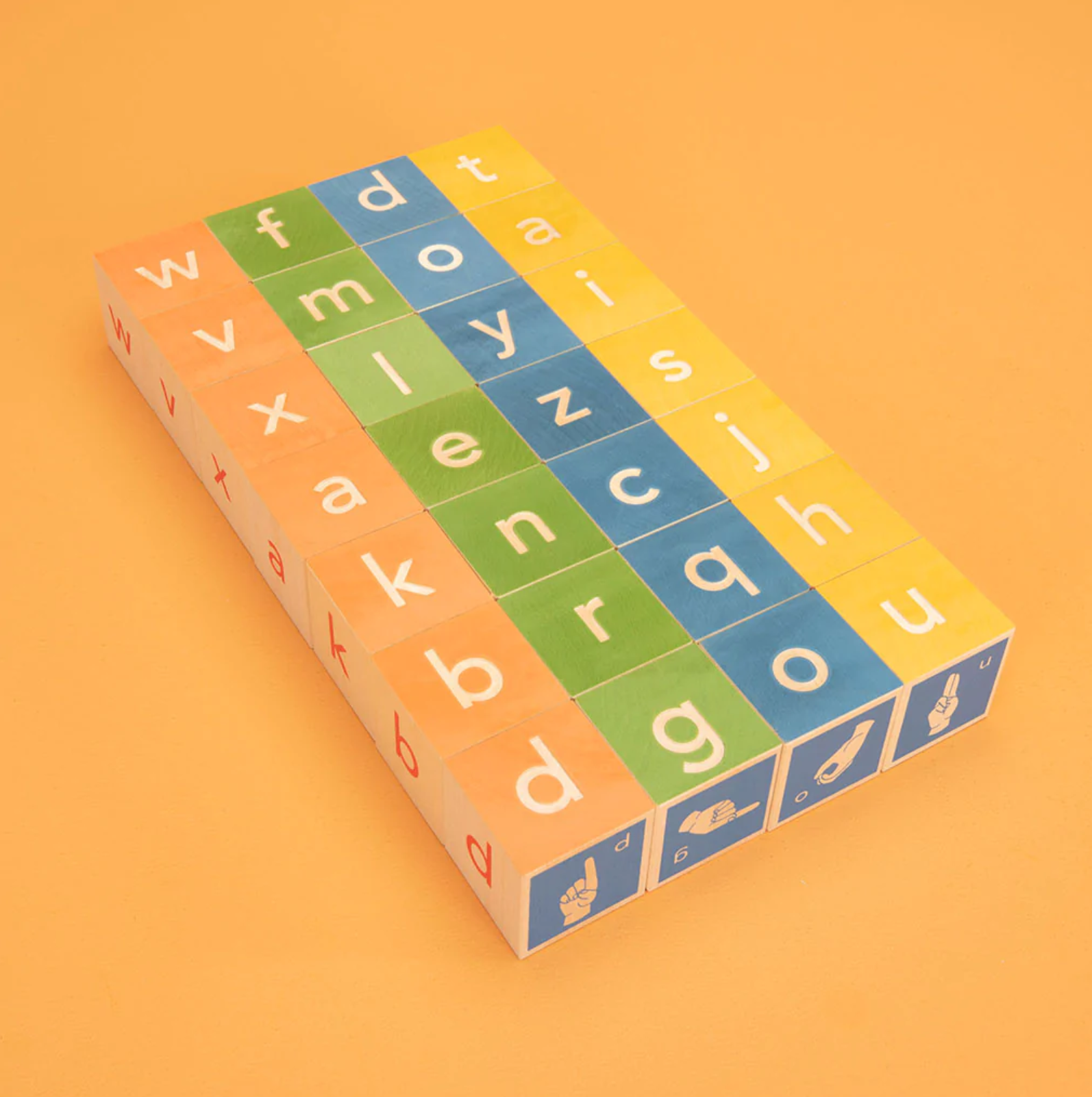 Uncle Goose - American Sign Language Blocks - Uncle Goose - littleyoyo.ca