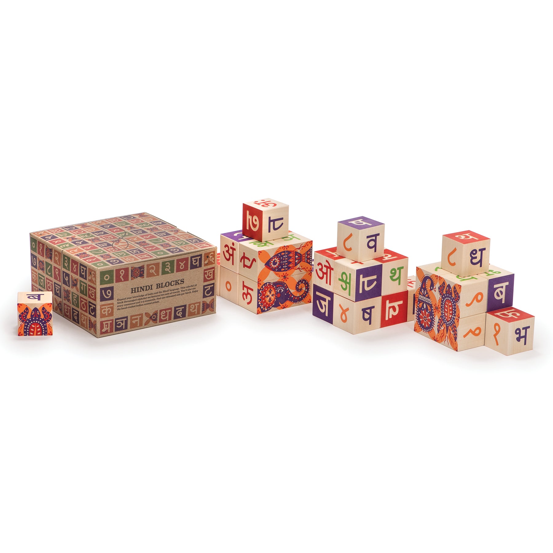 Uncle Goose - Hindi ABC Blocks - Uncle Goose - littleyoyo.ca