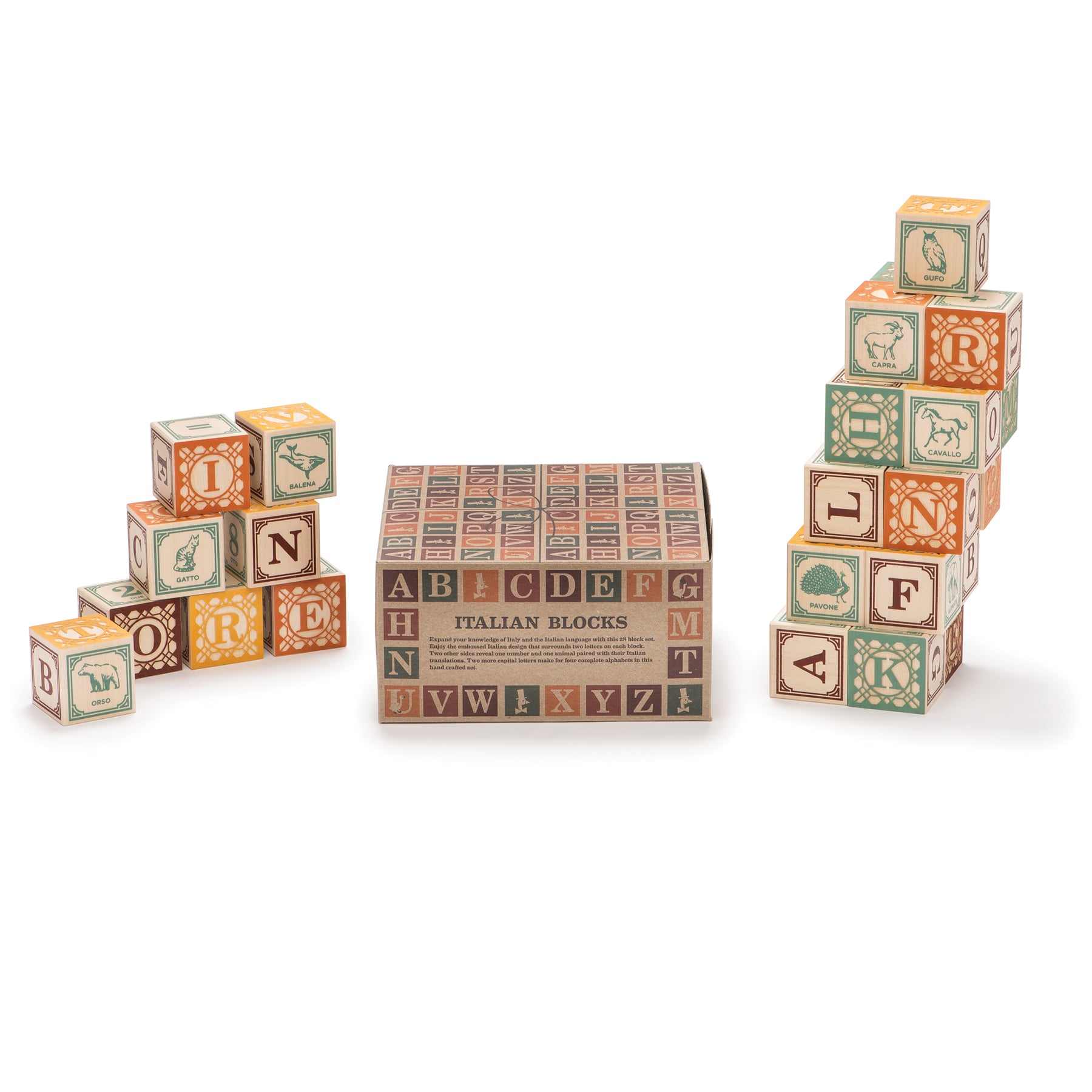 Uncle Goose - Italian ABC Blocks - Uncle Goose - littleyoyo.ca