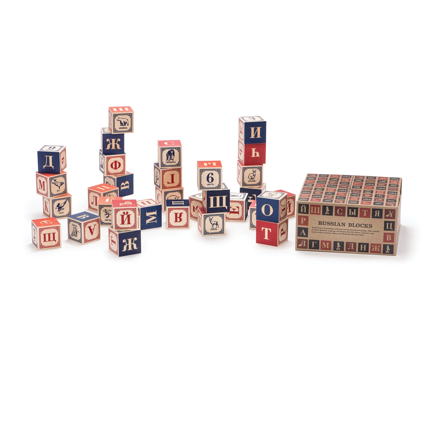 Uncle Goose - Russian ABC Blocks - Uncle Goose - littleyoyo.ca