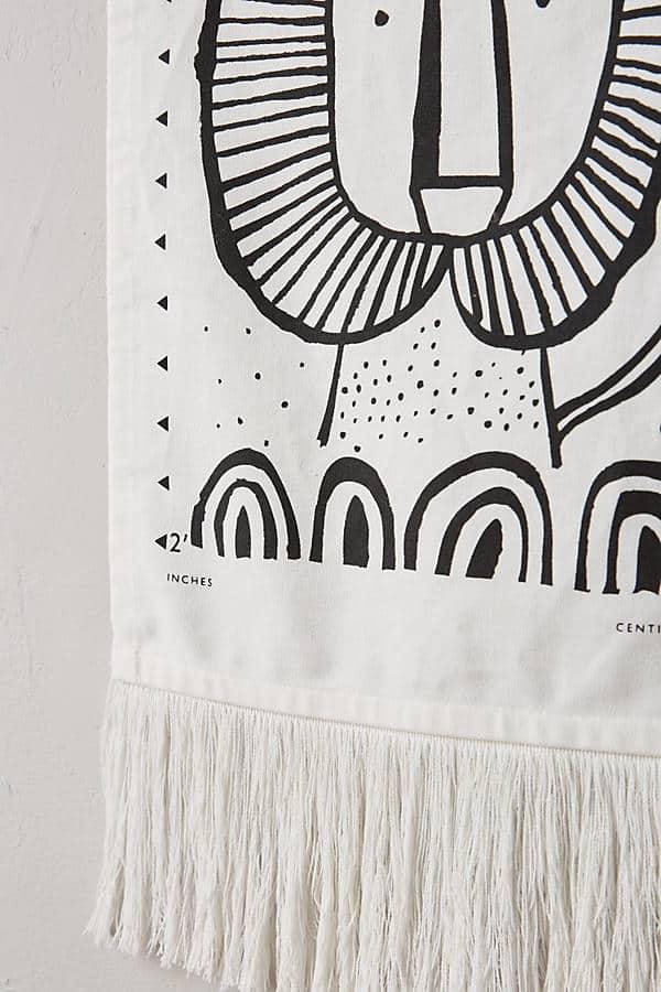 Wee Gallery - Canvas Growth Chart - Safari - Wee Gallery - littleyoyo.ca