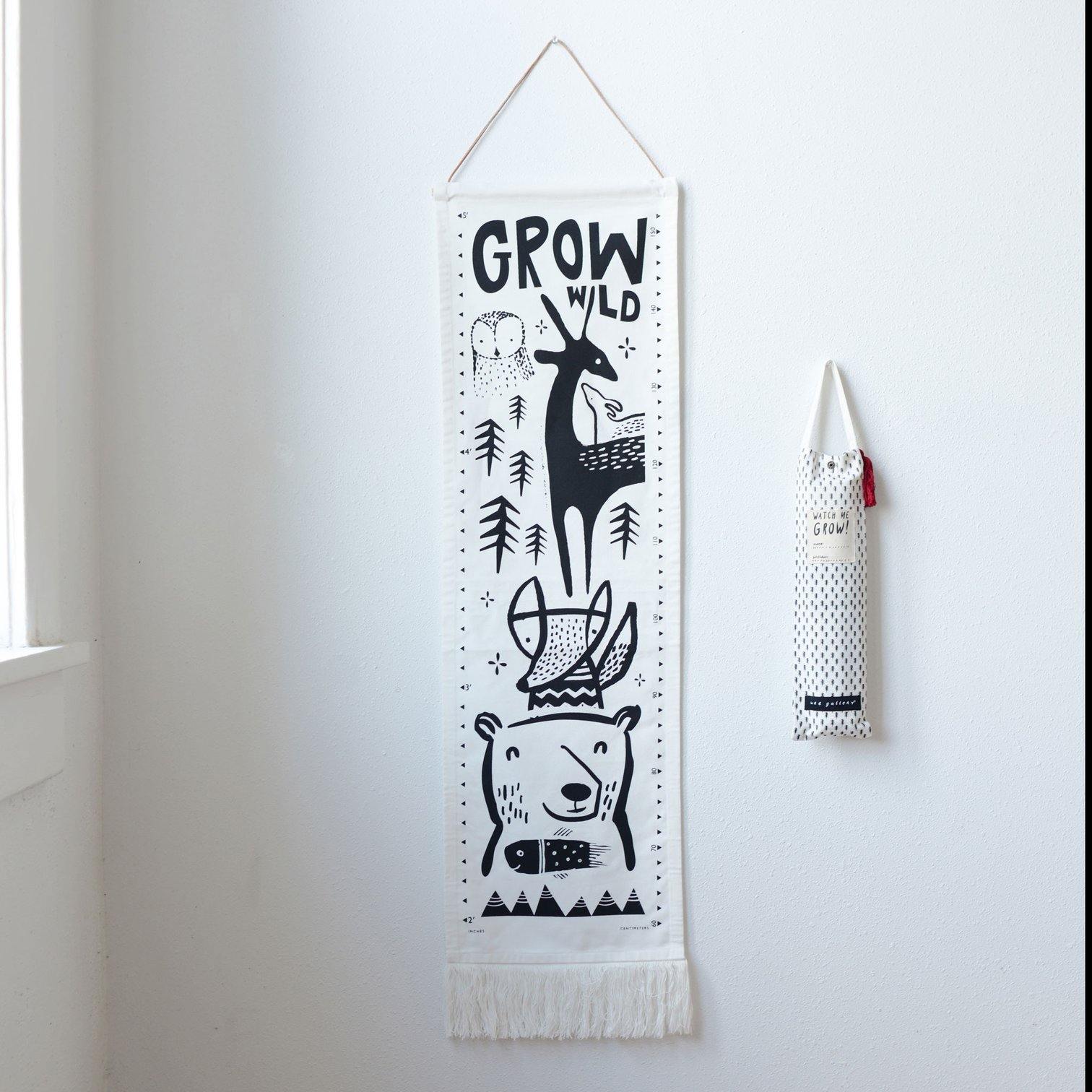Wee Gallery - Canvas Growth Chart - Woodland - Wee Gallery - littleyoyo.ca