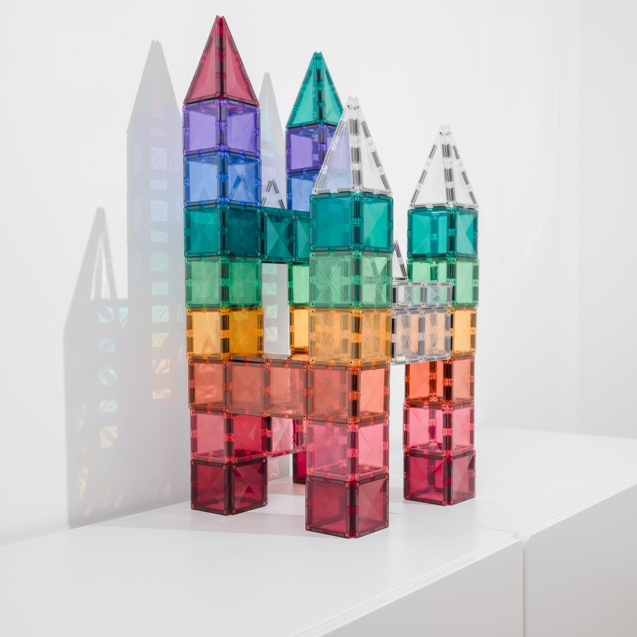 Connetix - Pastel Square Pack - 40 Piece Magnetic Tiles - Connetix - littleyoyo.ca