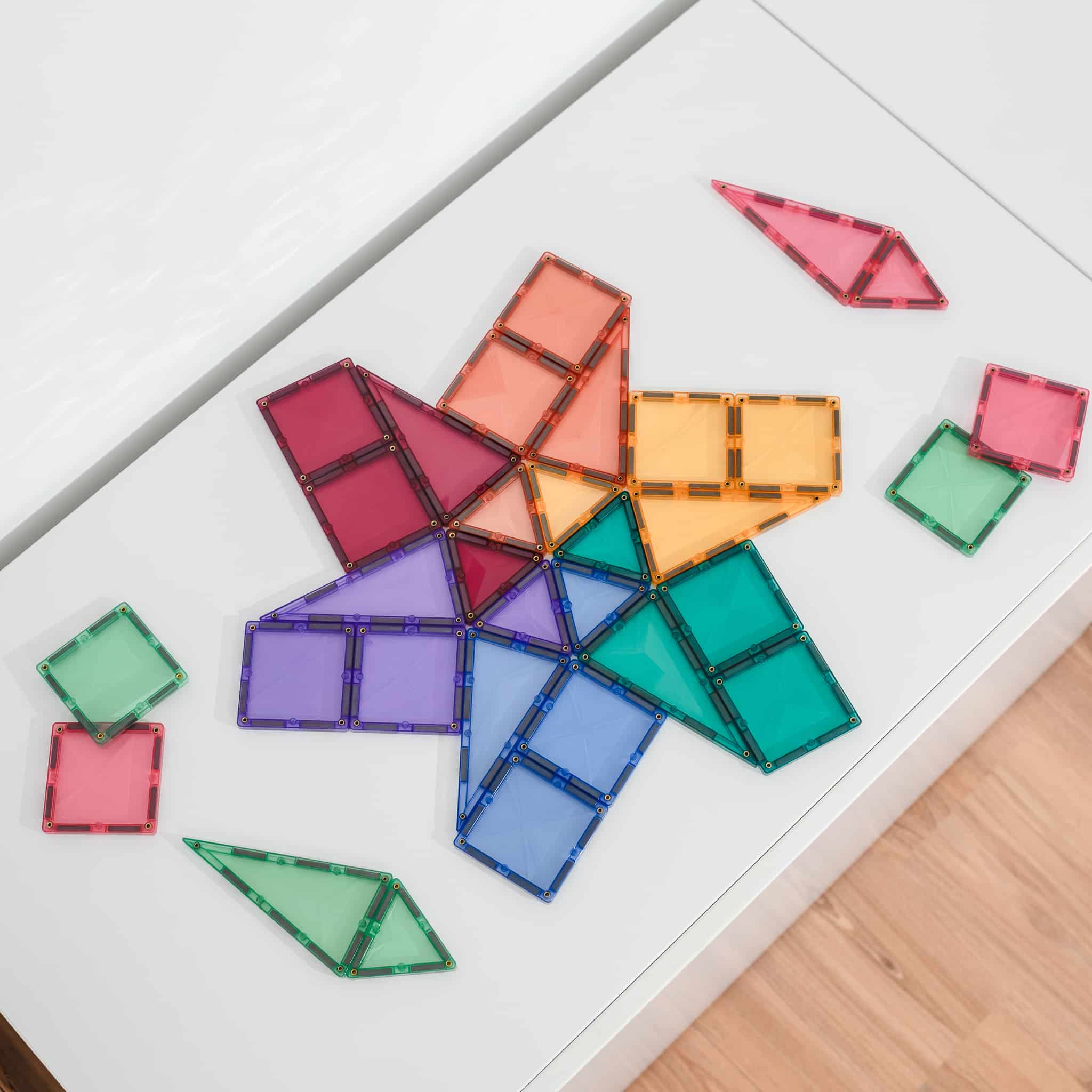Connetix - Pastel Mini Pack - 32 Piece Magnetic Tiles - Connetix - littleyoyo.ca