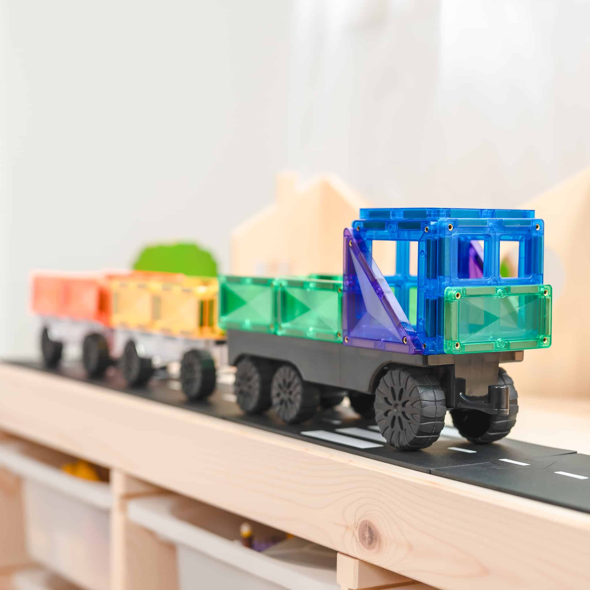 Connetix - Rainbow Transport Pack- 50 Piece Magnetic Tiles - Connetix - littleyoyo.ca