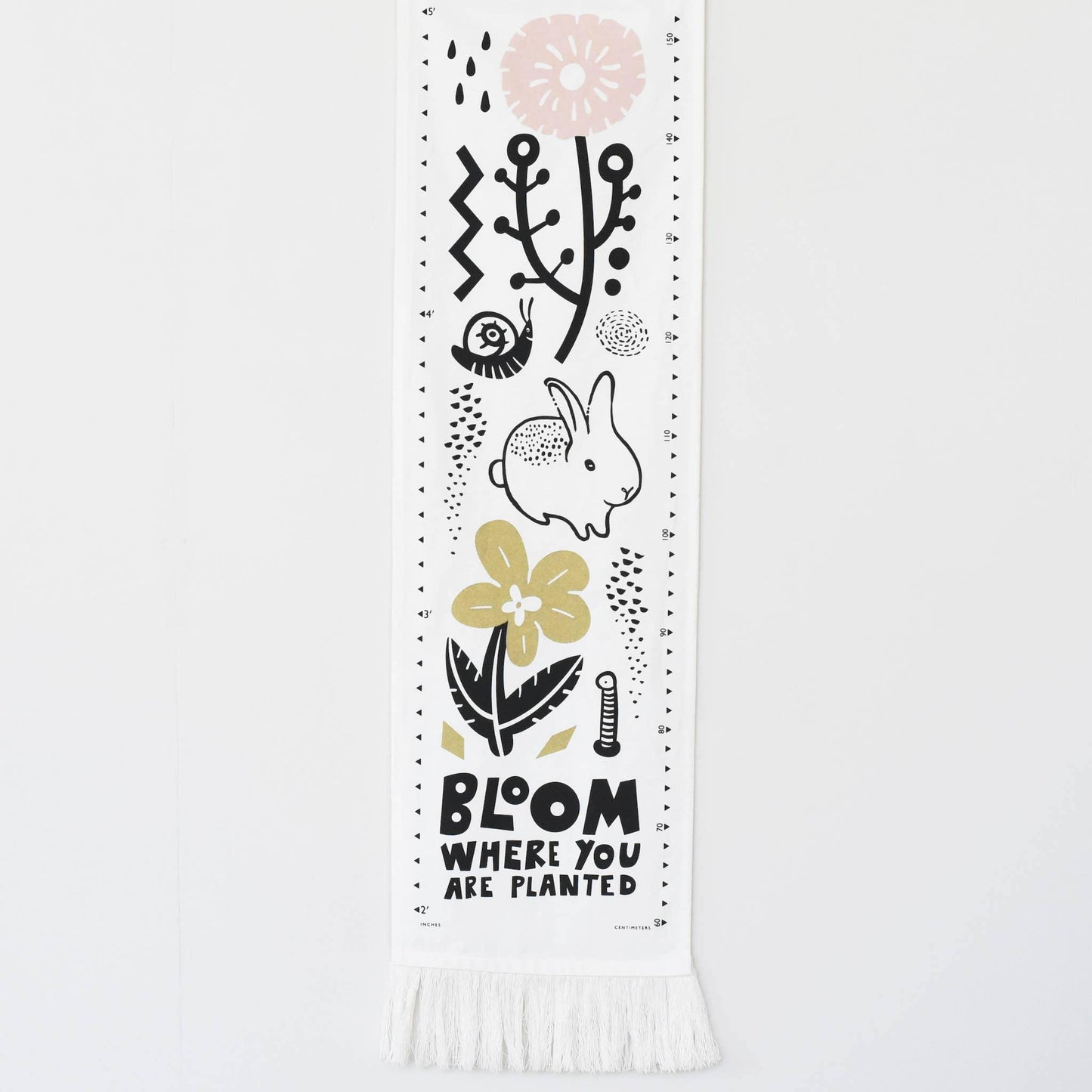 Wee Gallery - Canvas Growth Chart - Bloom - Wee Gallery - littleyoyo.ca