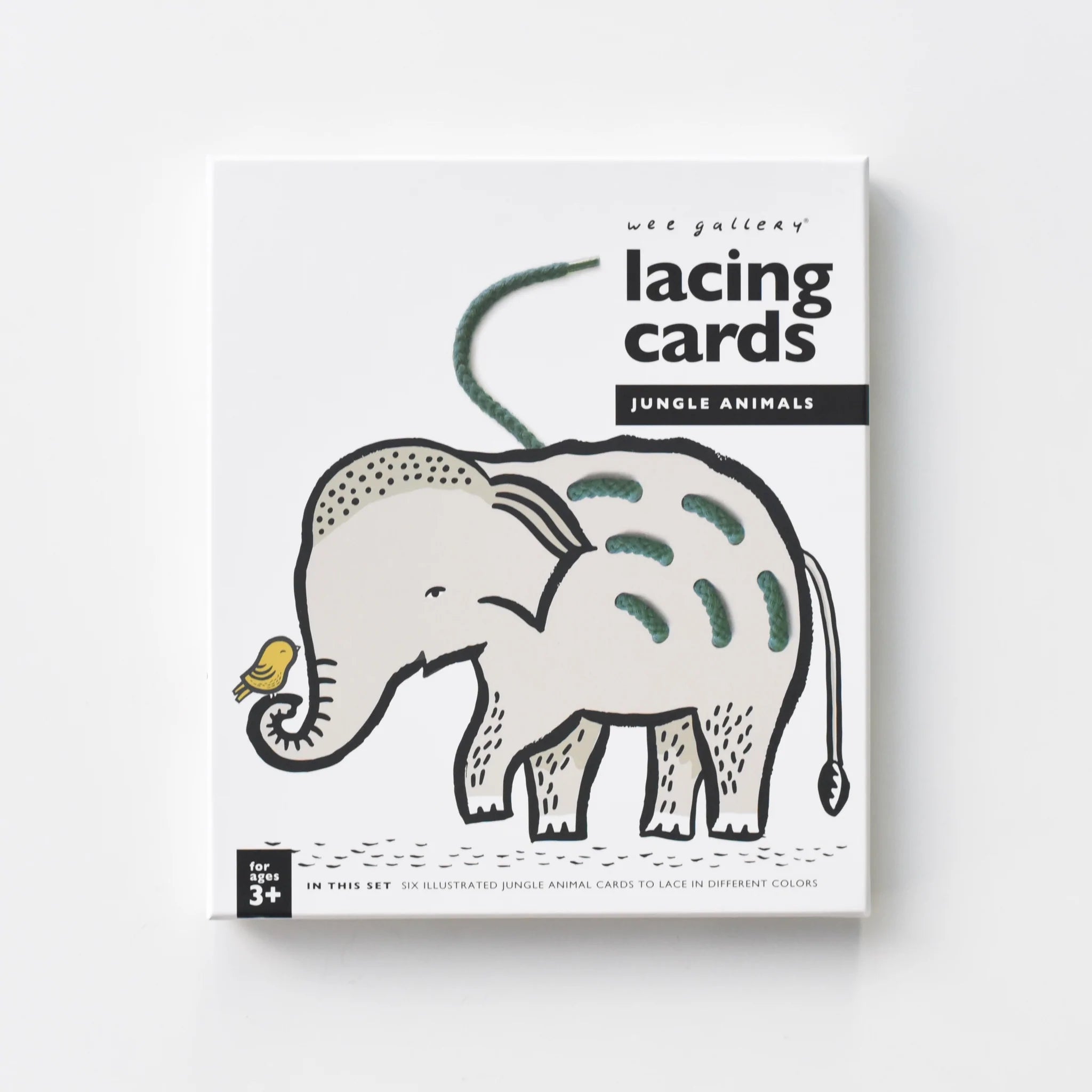 Wee Gallery - Lacing Cards - Jungle Animals - Wee Gallery - littleyoyo.ca