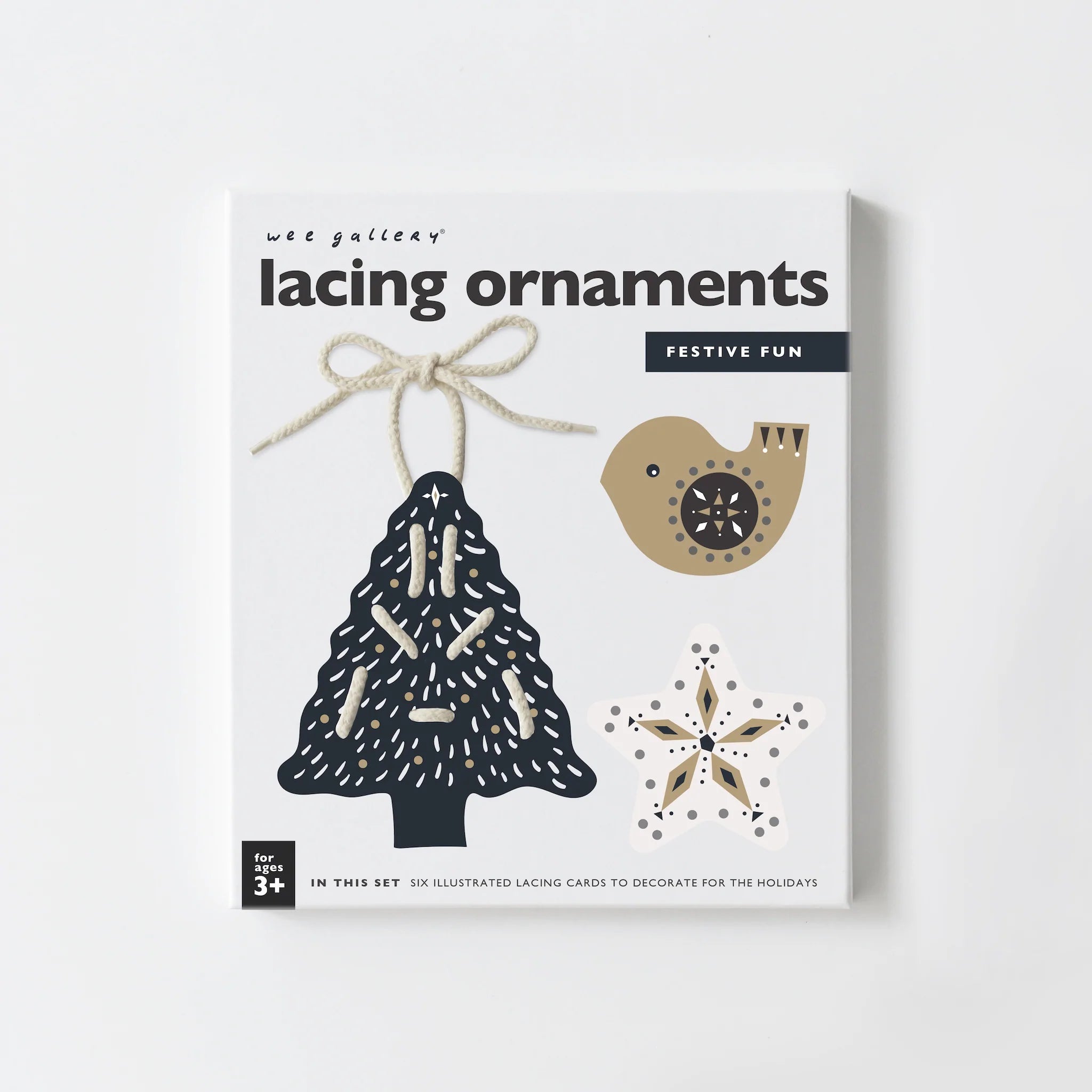Wee Gallery - Festive Fun Lacing Ornaments - Wee Gallery - littleyoyo.ca