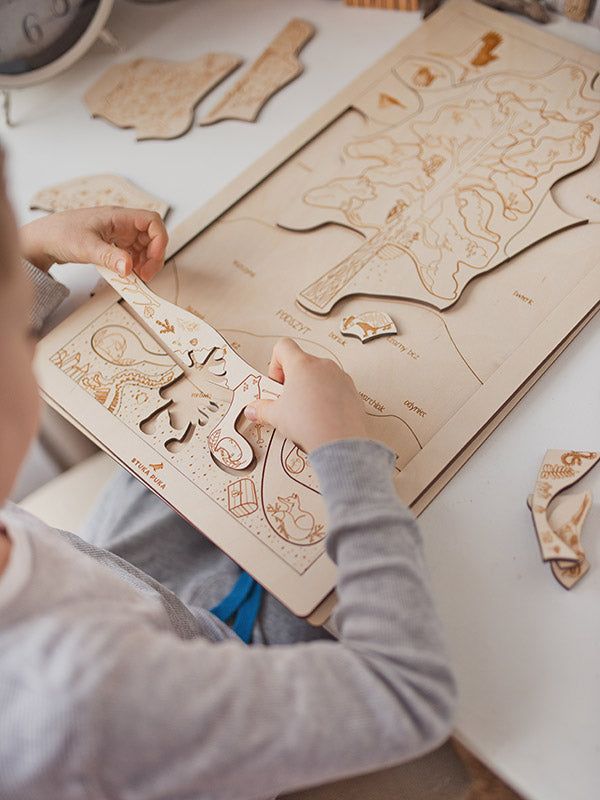 Stuka Puka - Into The Woods Wooden Puzzle - Stuka Puka - littleyoyo.ca