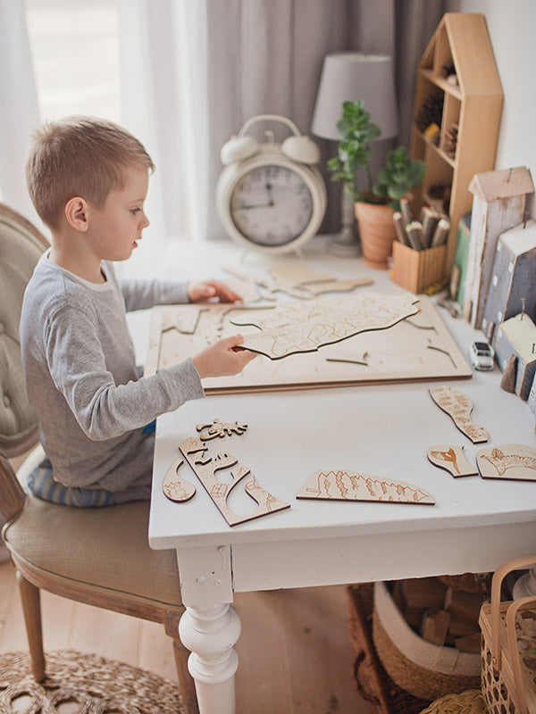 Stuka Puka - Into The Woods Wooden Puzzle - Stuka Puka - littleyoyo.ca