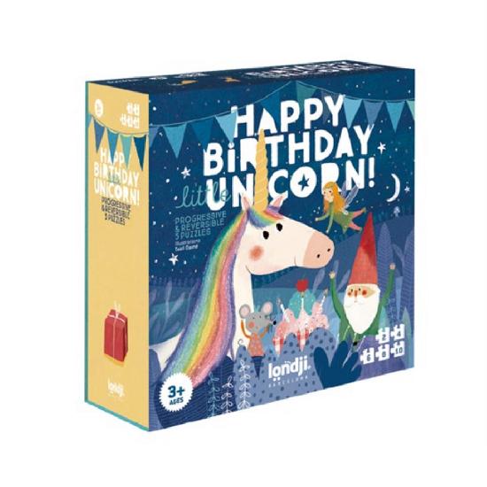 Londji - Happy Birthday Unicorn! - Puzzle - Londji - littleyoyo.ca